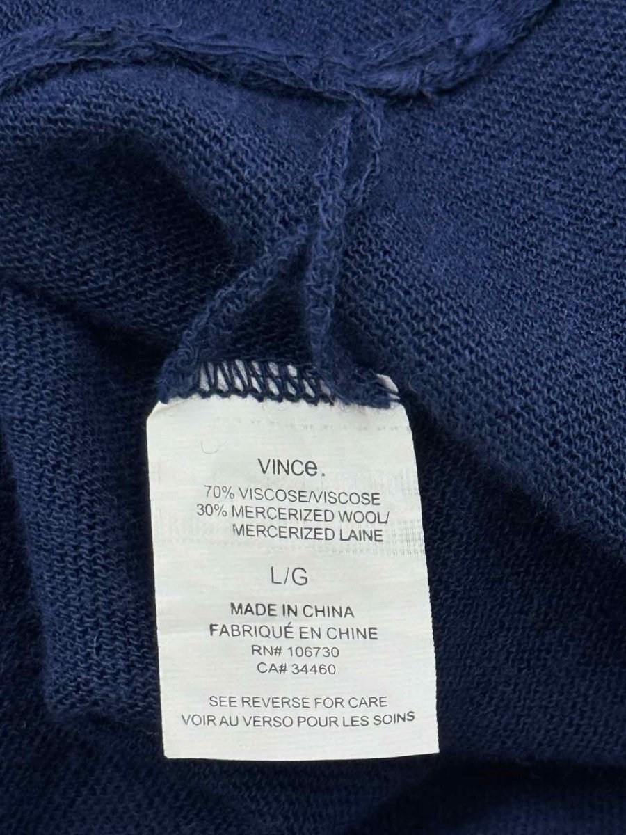 Pre - loved VINCE Navy Blue Size Large Jumper at Reems Closet