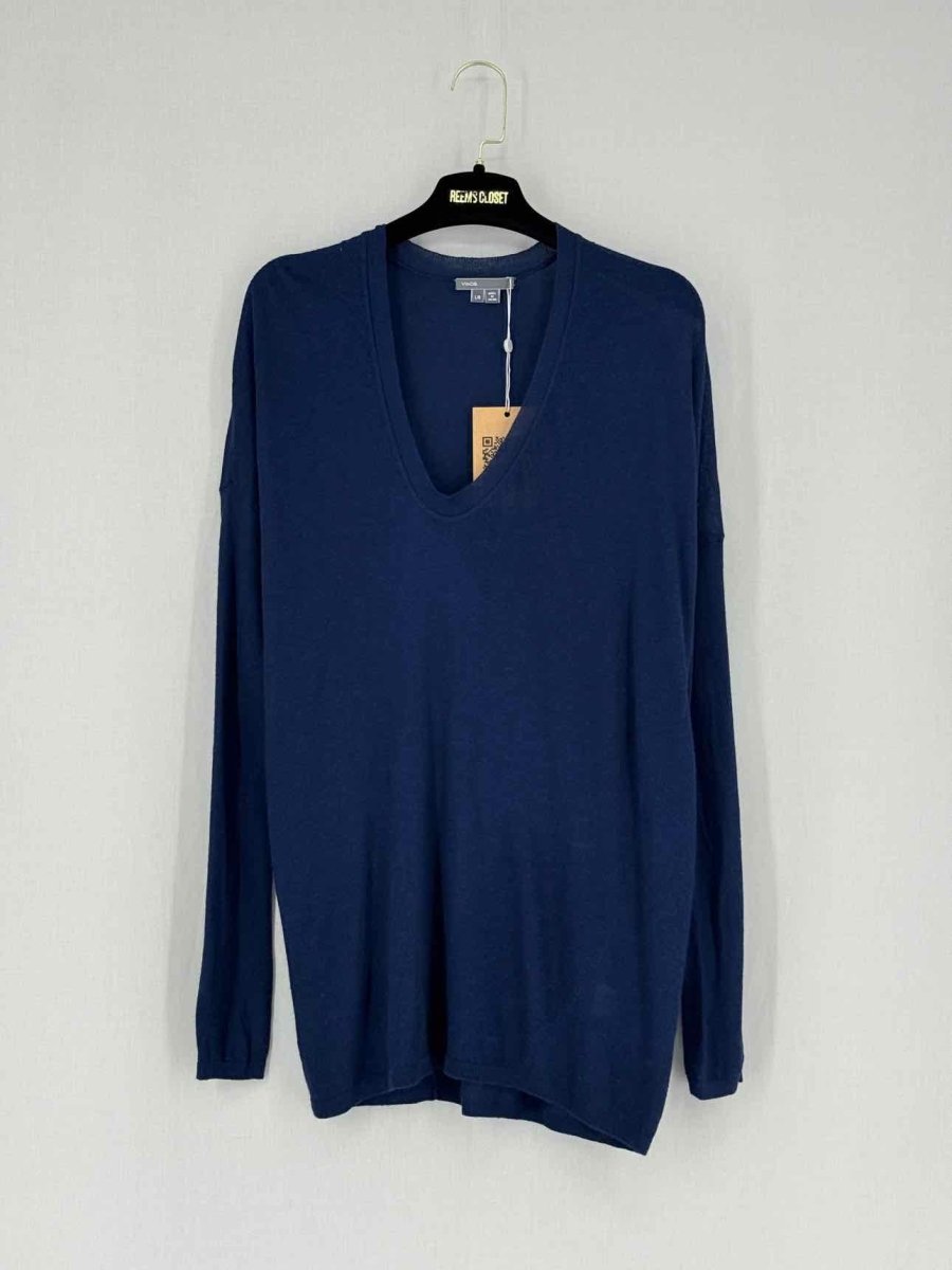 Pre - loved VINCE Navy Blue Size Large Jumper at Reems Closet