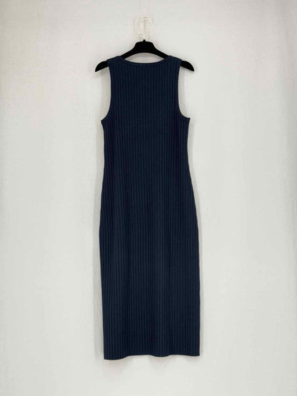 Pre - loved VINCE Navy Blue Size Small Midi Dress at Reems Closet