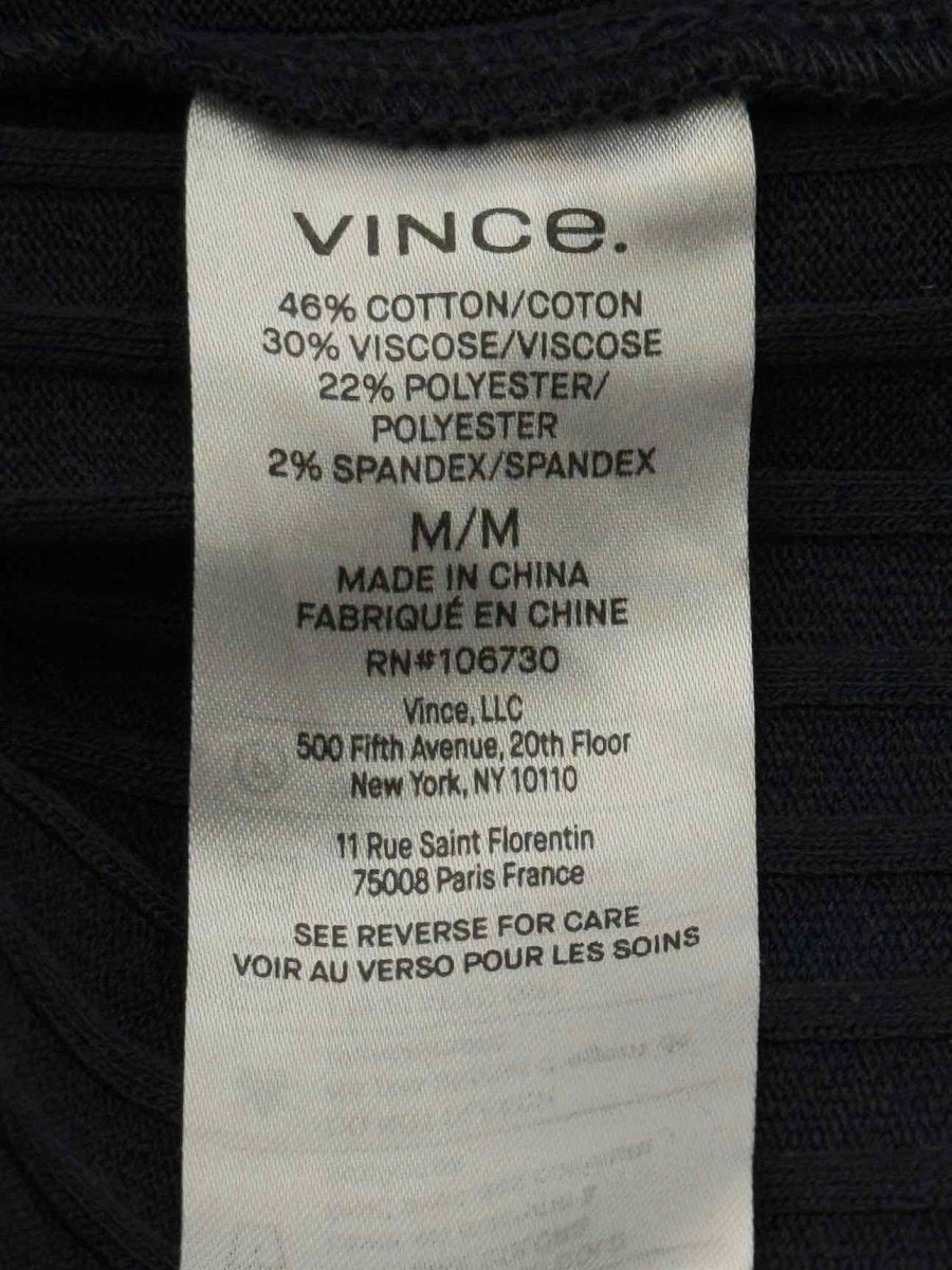 Pre - loved VINCE Navy Blue Size Small Midi Dress at Reems Closet