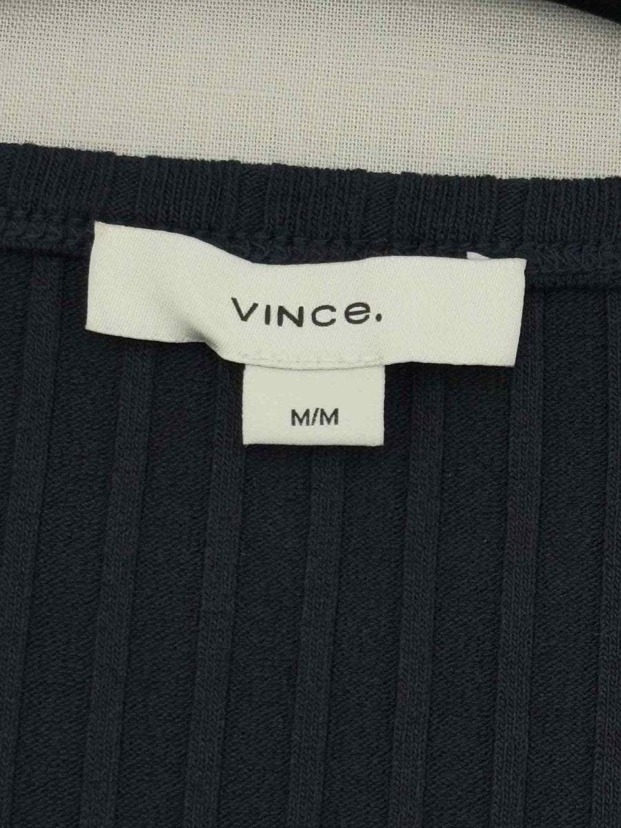 Pre - loved VINCE Navy Blue Size Small Midi Dress at Reems Closet