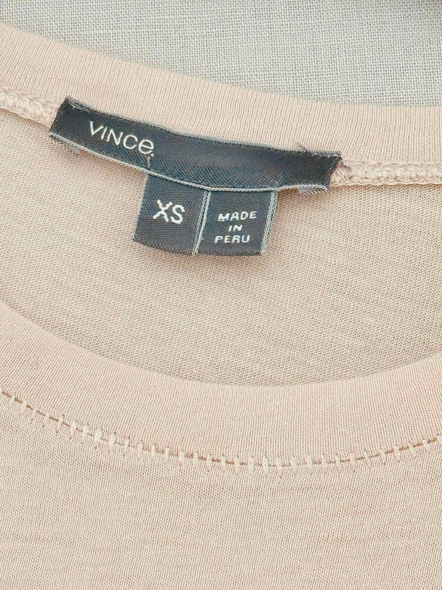 Pre - loved VINCE Peach Size XSmall Top at Reems Closet