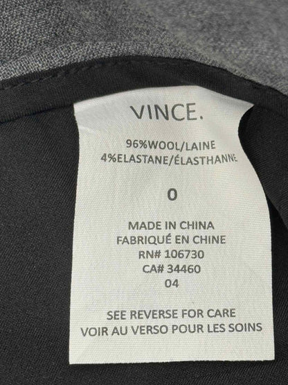 Pre - loved VINCE Tailored Grey Size US 0 Pants at Reems Closet