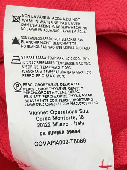 Pre-loved VIONNET Red Size US 10 Midi Skirt at Reems Closet