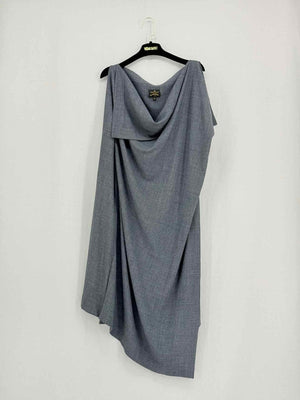 Pre - loved VIVIENNE WESTWOOD Grey Size US 12 Knee Length Dress at Reems Closet