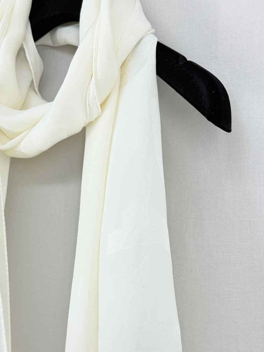 Pre - loved VIVIENNE WESTWOOD Off - white Scarf at Reems Closet