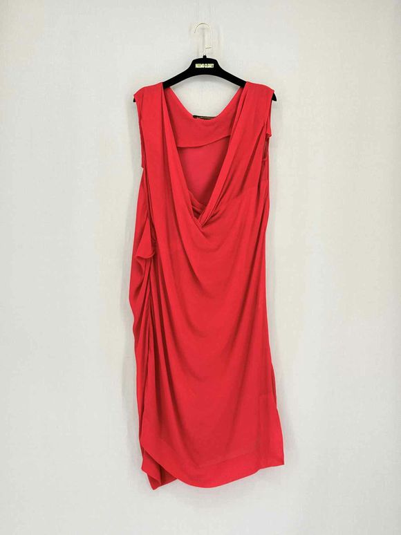 Pre-loved VIVIENNE WESTWOOD Red Size Large Knee Length Dress at Reems Closet