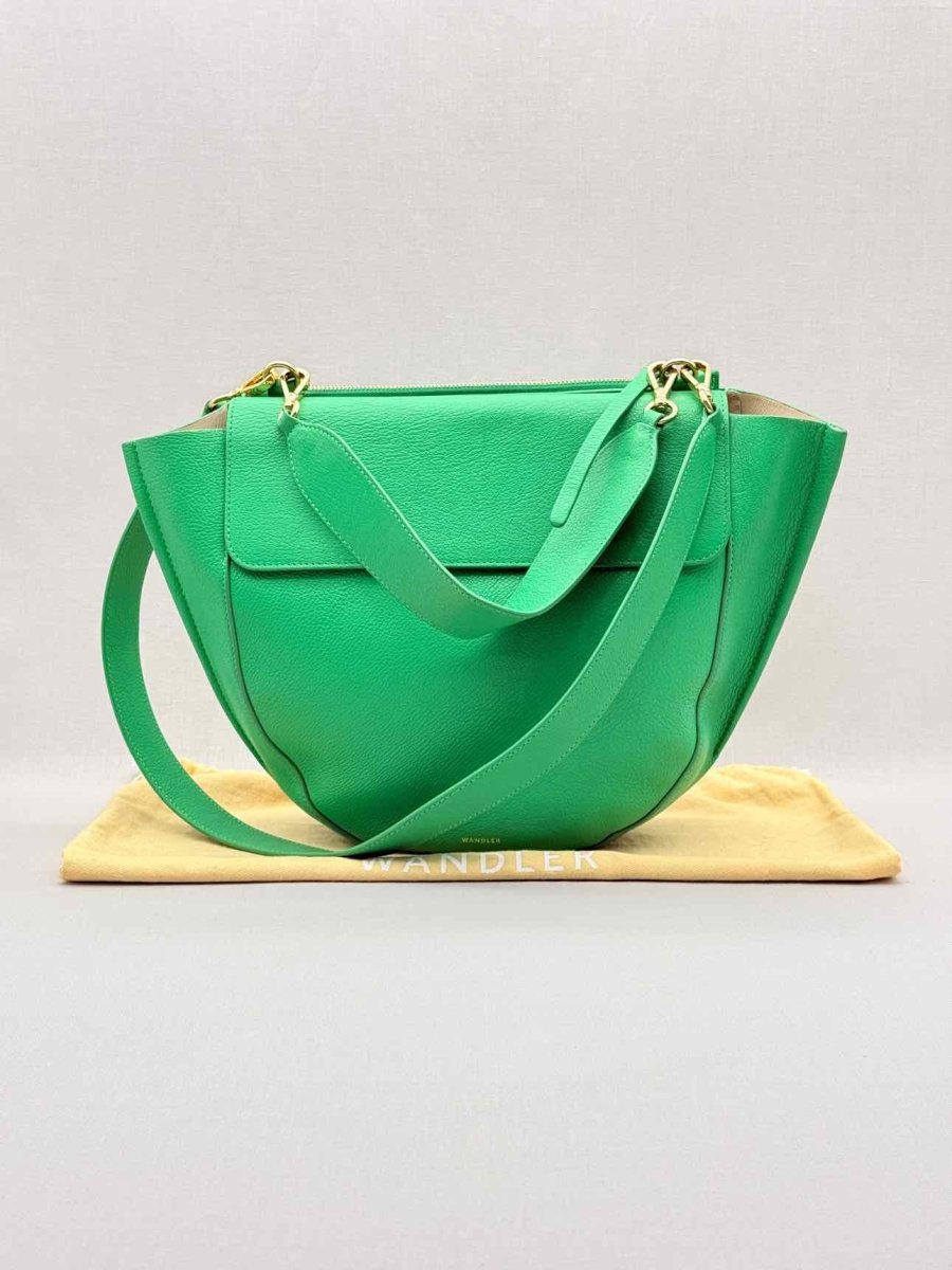 Pre - loved WANDLER Hortensia Green Shoulder Bag at Reems Closet