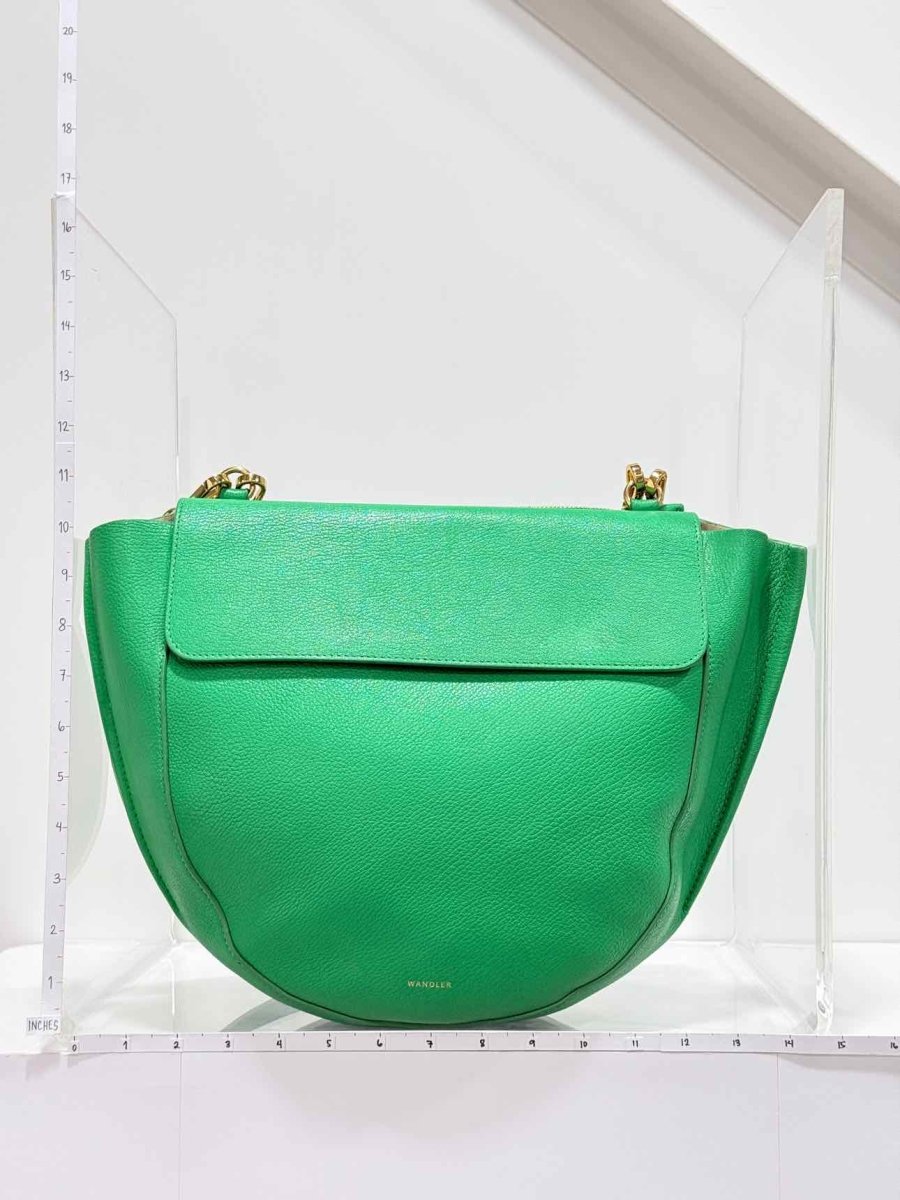 Pre - loved WANDLER Hortensia Green Shoulder Bag at Reems Closet