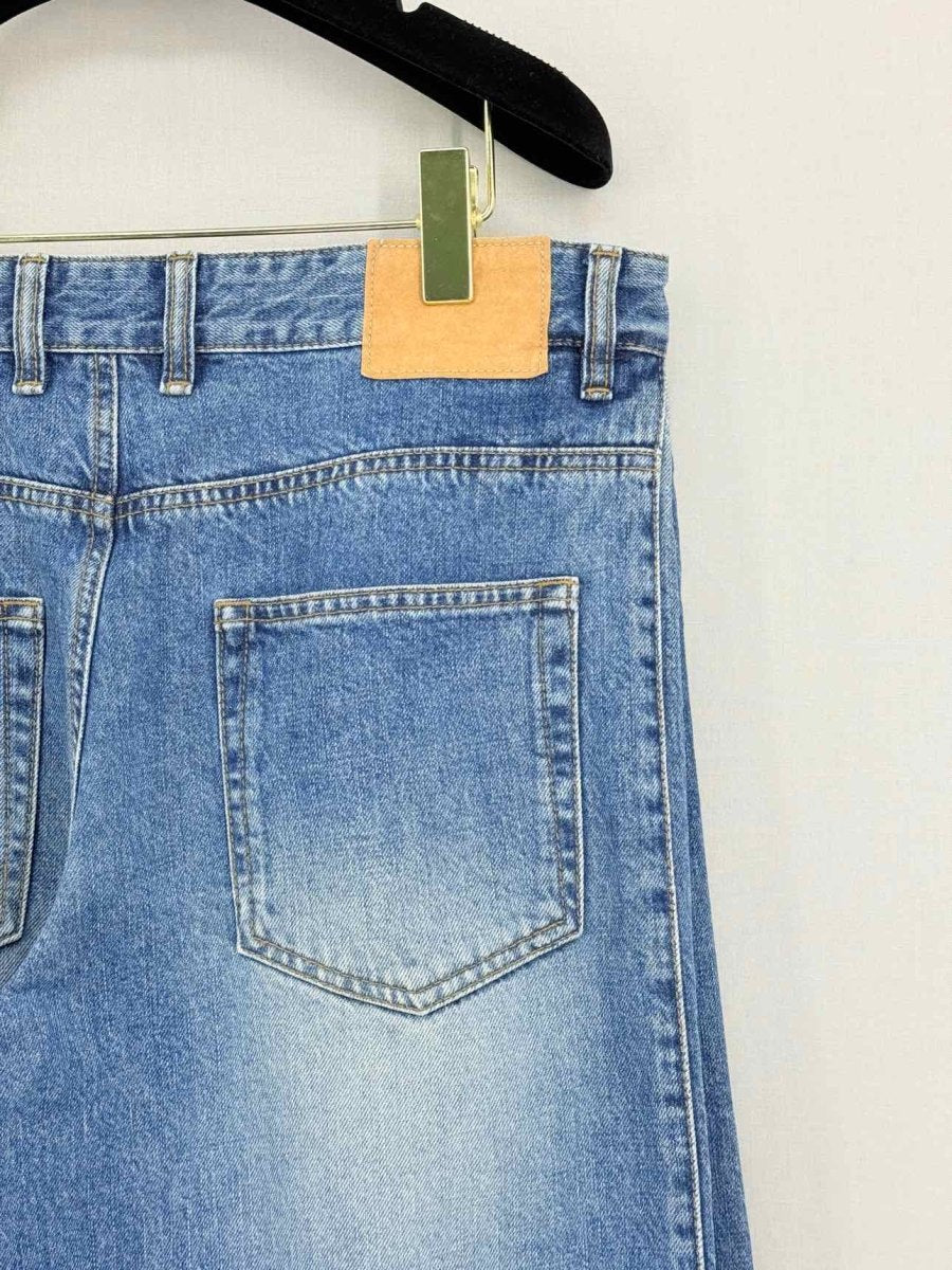 Pre - loved WE11DONE Blue Washed Size Large Jeans at Reems Closet