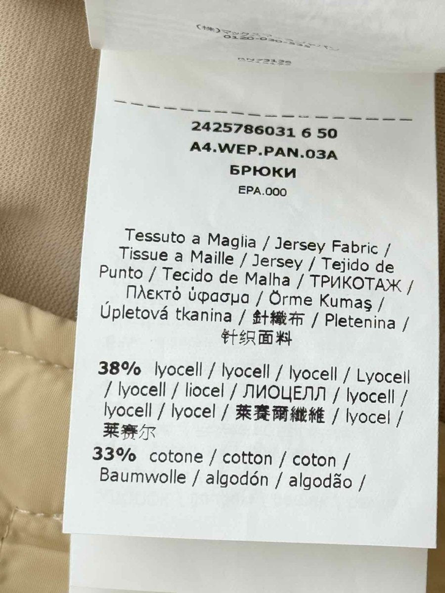 Pre - loved WEEKEND BY MAX MARA Beige Size Large Pants at Reems Closet