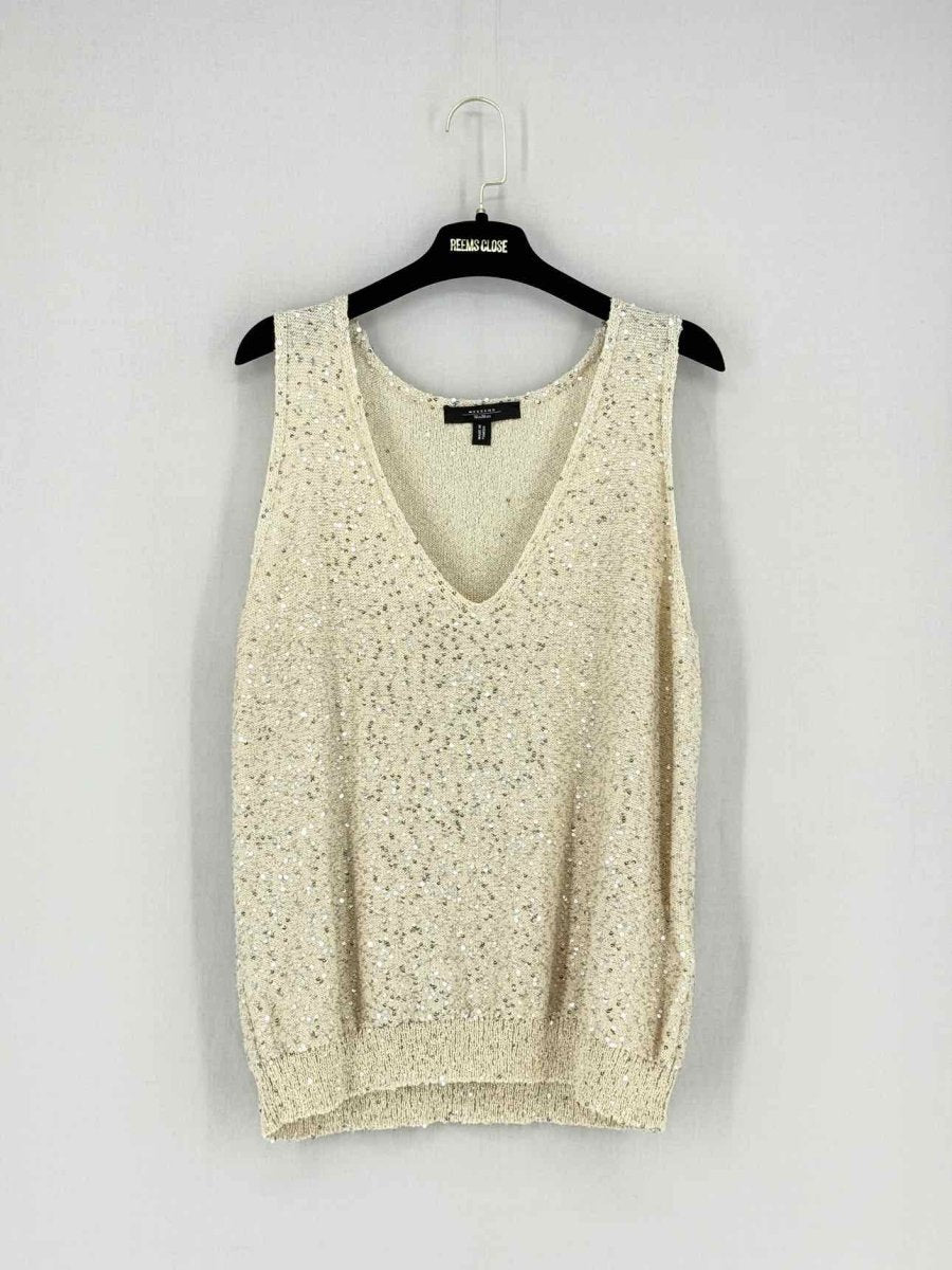 Pre - loved WEEKEND BY MAX MARA Beige Size XLarge Tank Top at Reems Closet