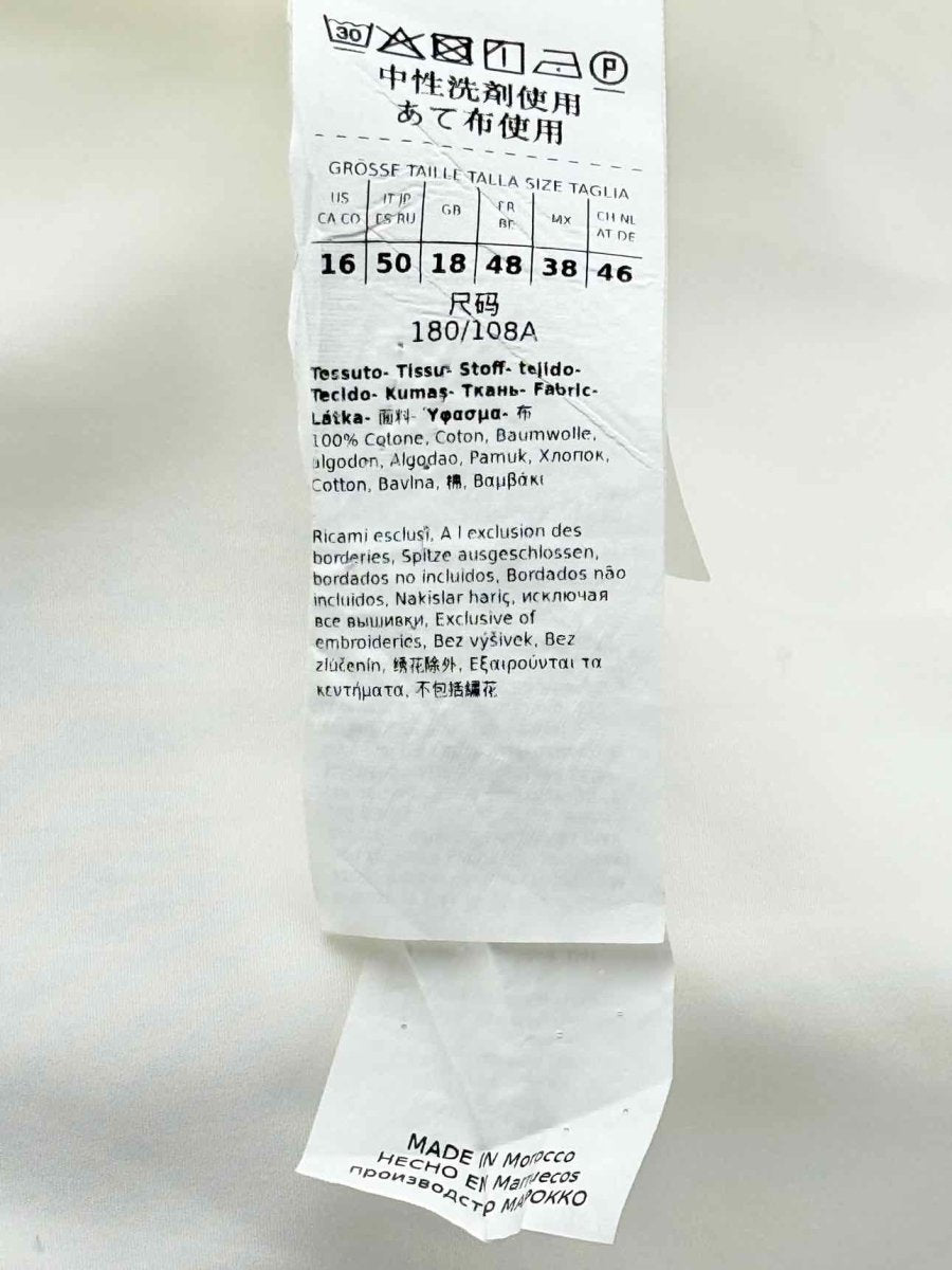 Pre - loved WEEKEND BY MAX MARA Off - white Size US 16 Shirt at Reems Closet