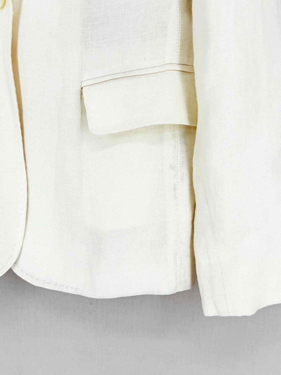 Pre - loved WEEKEND BY MAX MARA Off - white Size US 8 Jacket at Reems Closet