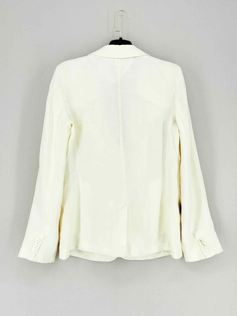 Pre - loved WEEKEND BY MAX MARA Off - white Size US 8 Jacket at Reems Closet
