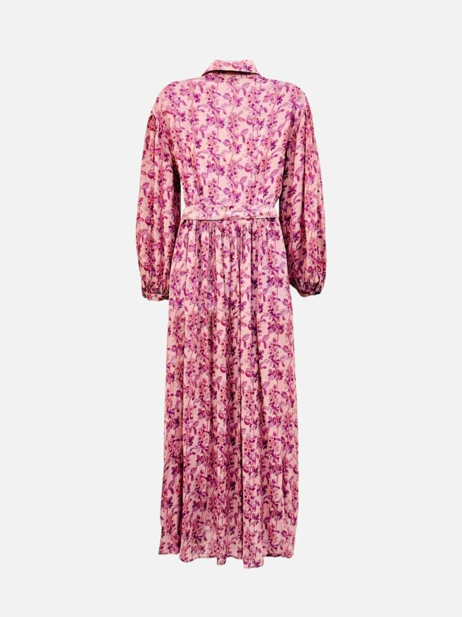 Pre - loved WEEKEND BY MAX MARA Pink Printed Shirt Dress at Reems Closet