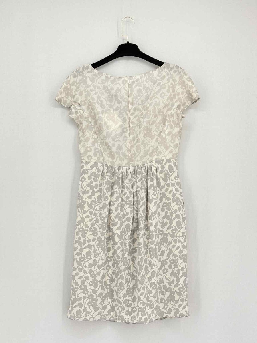 Pre - loved WEEKEND MAX MARA Beige & Grey Size US 6 Short Dress at Reems Closet
