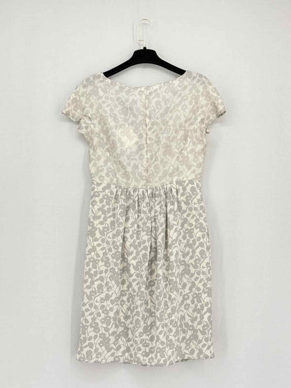 Pre - loved WEEKEND MAX MARA Beige & Grey Size US 6 Short Dress at Reems Closet