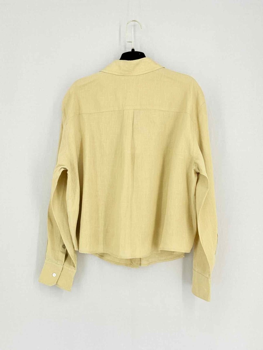 Pre - loved WEEKEND MAX MARA Beige Size US 10 Shirt at Reems Closet