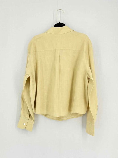 Pre - loved WEEKEND MAX MARA Beige Size US 10 Shirt at Reems Closet