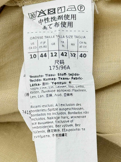 Pre - loved WEEKEND MAX MARA Beige Size US 10 Shirt at Reems Closet