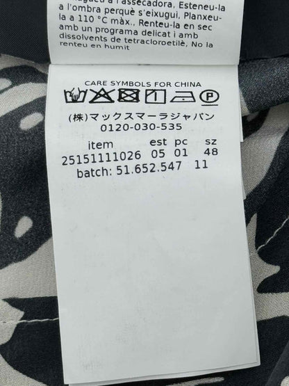 Pre - loved WEEKEND MAX MARA Black & White Size US 14 Blouse at Reems Closet