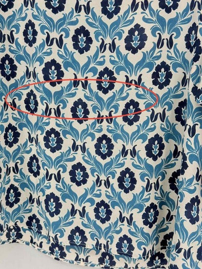 Pre - loved WEEKEND MAX MARA Blue Multicolor Size US 10 Top at Reems Closet