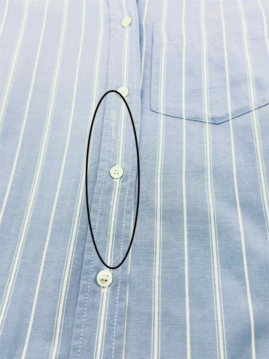 Pre - loved WEEKEND MAX MARA Blue & White Striped Size US 2 Shirt at Reems Closet