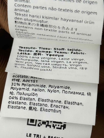 Pre - loved WEEKEND MAX MARA Brown Size US 2 Jacket & Pants Outfit at Reems Closet