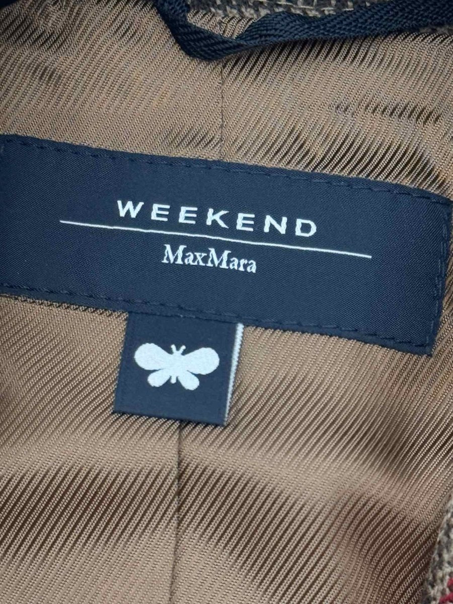 Pre - loved WEEKEND MAX MARA Brown Size US 2 Jacket & Pants Outfit at Reems Closet
