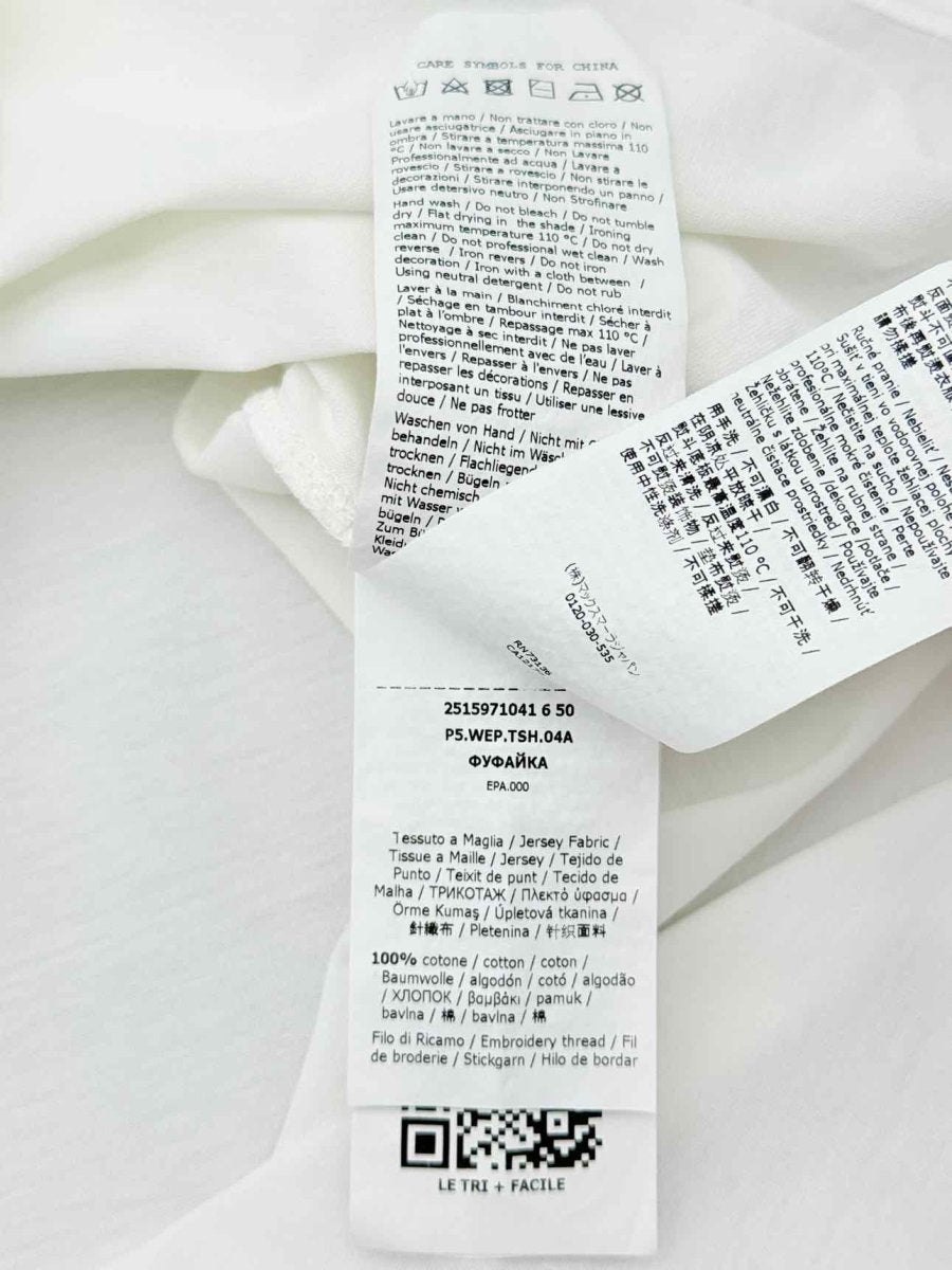 Pre - loved WEEKEND MAX MARA Cabina White Size XLarge T-shirt at Reems Closet