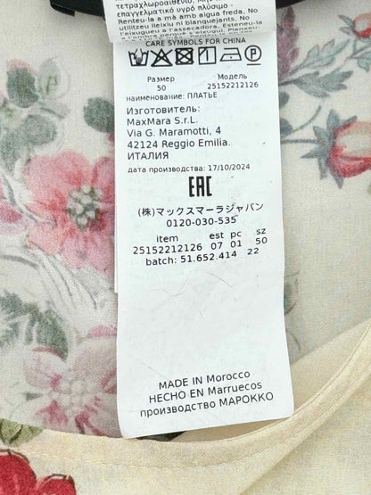 Pre - loved WEEKEND MAX MARA Giudy Printed Size US 16 Midi Dress at Reems Closet