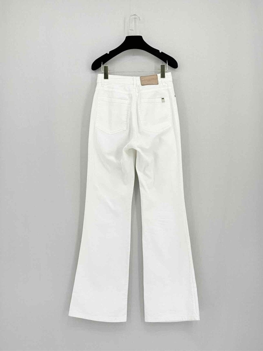 Pre - loved WEEKEND MAX MARA Off - white Size Small Jeans at Reems Closet
