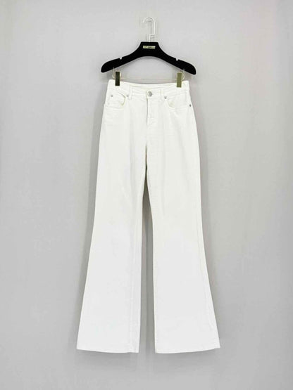 Pre - loved WEEKEND MAX MARA Off - white Size Small Jeans at Reems Closet