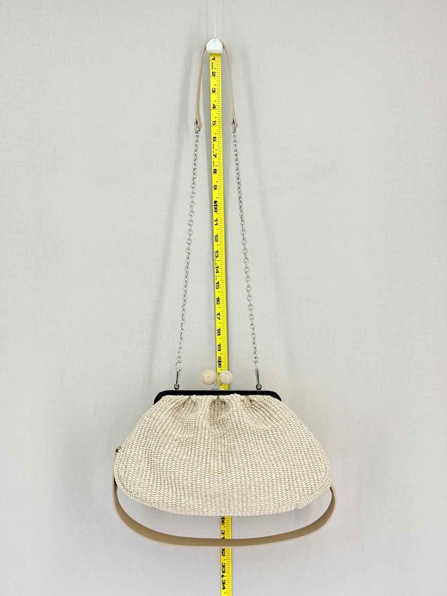 Pre-loved WEEKEND MAX MARA Pasticcino Beige Clutch at Reems Closet