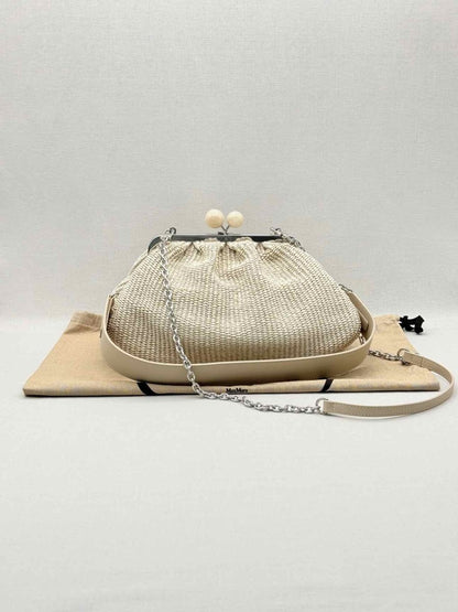 Pre-loved WEEKEND MAX MARA Pasticcino Beige Clutch at Reems Closet