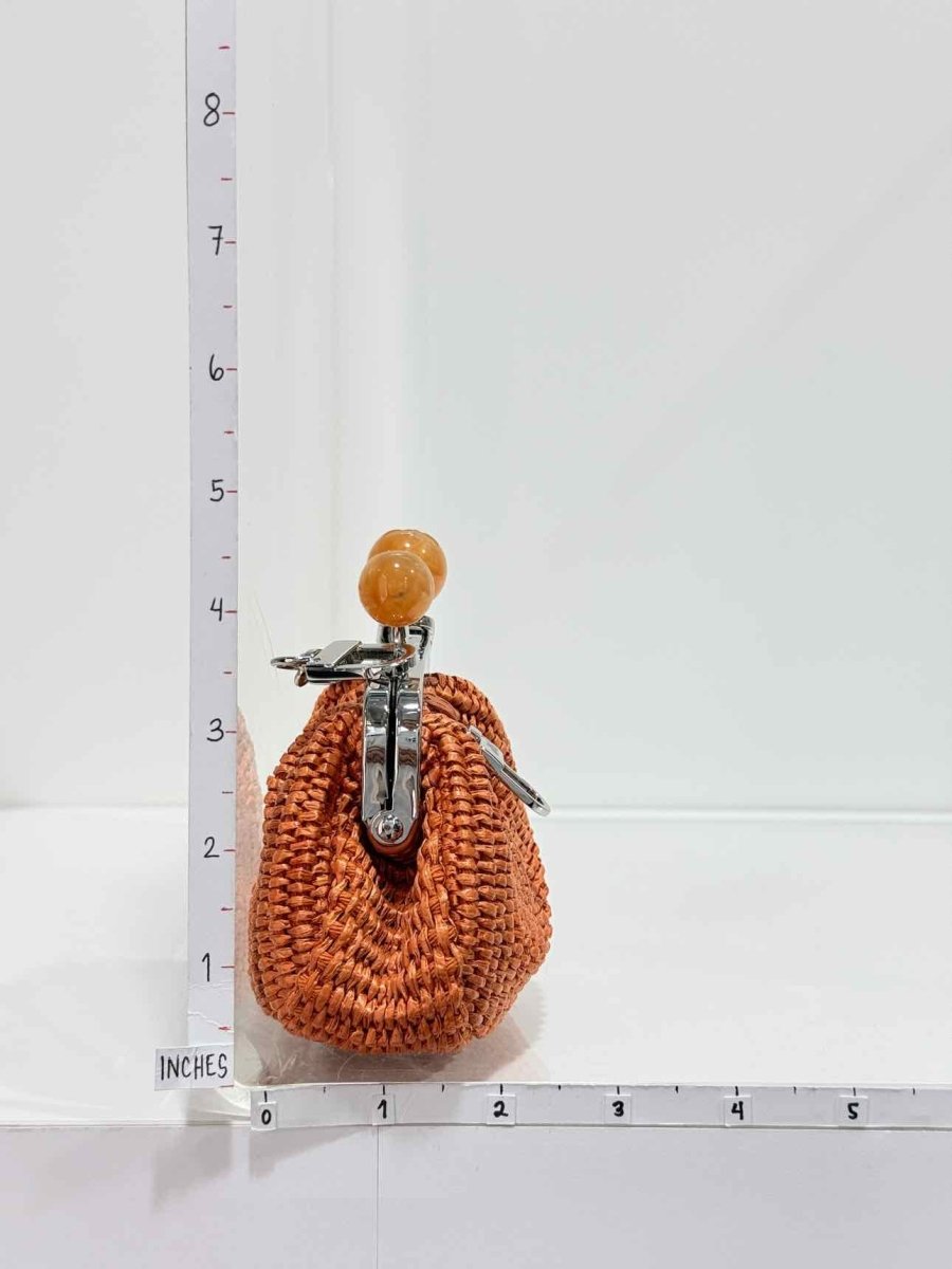 Pre-loved WEEKEND MAX MARA Pasticcino Orange Clutch at Reems Closet