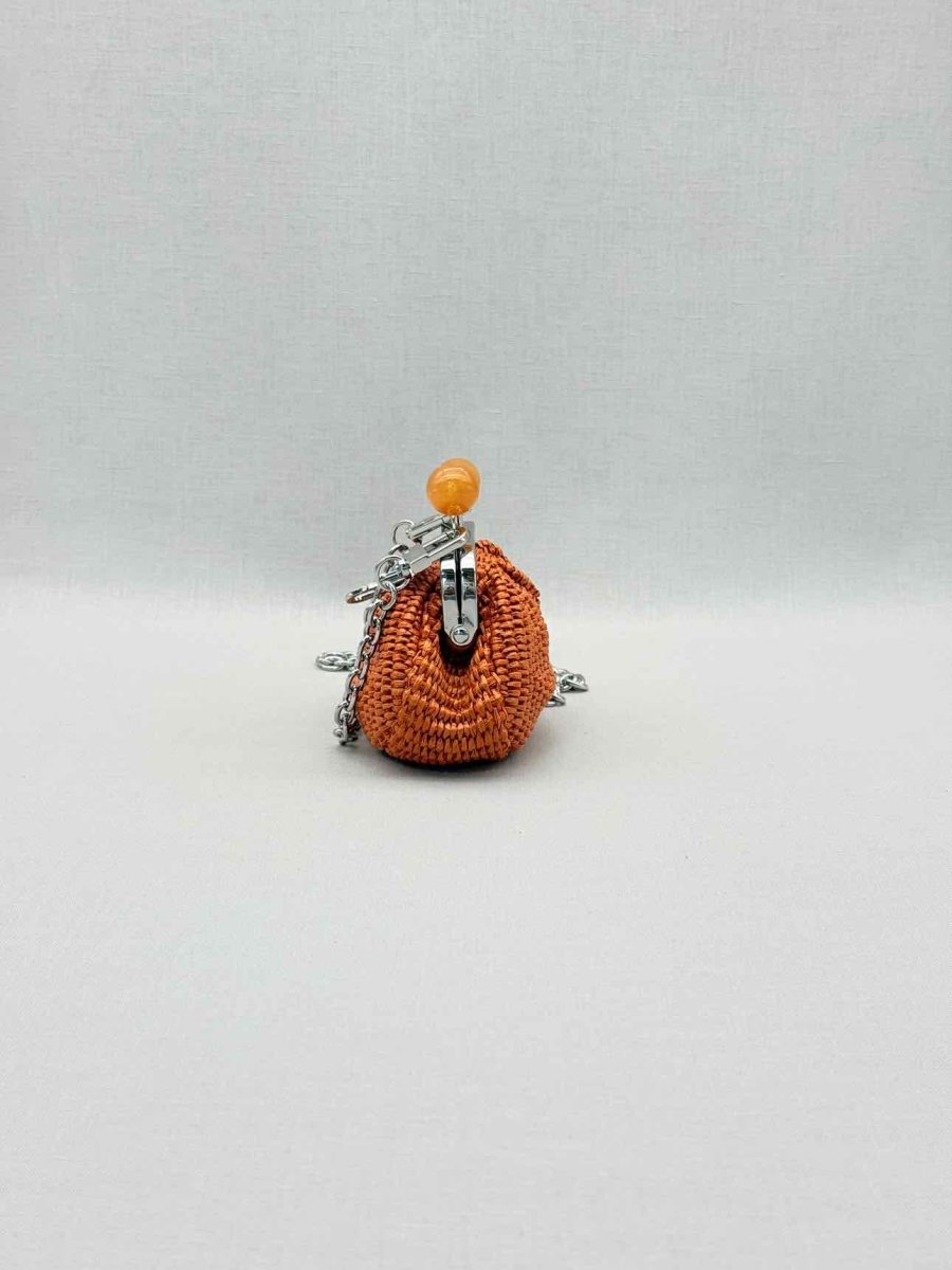 Pre-loved WEEKEND MAX MARA Pasticcino Orange Clutch at Reems Closet