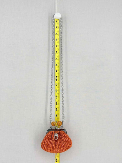 Pre-loved WEEKEND MAX MARA Pasticcino Orange Clutch at Reems Closet