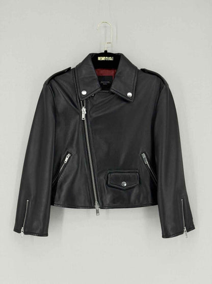 Pre - loved WEEKEND MAX MARA Tivoli Black Size US 6 Jacket at Reems Closet