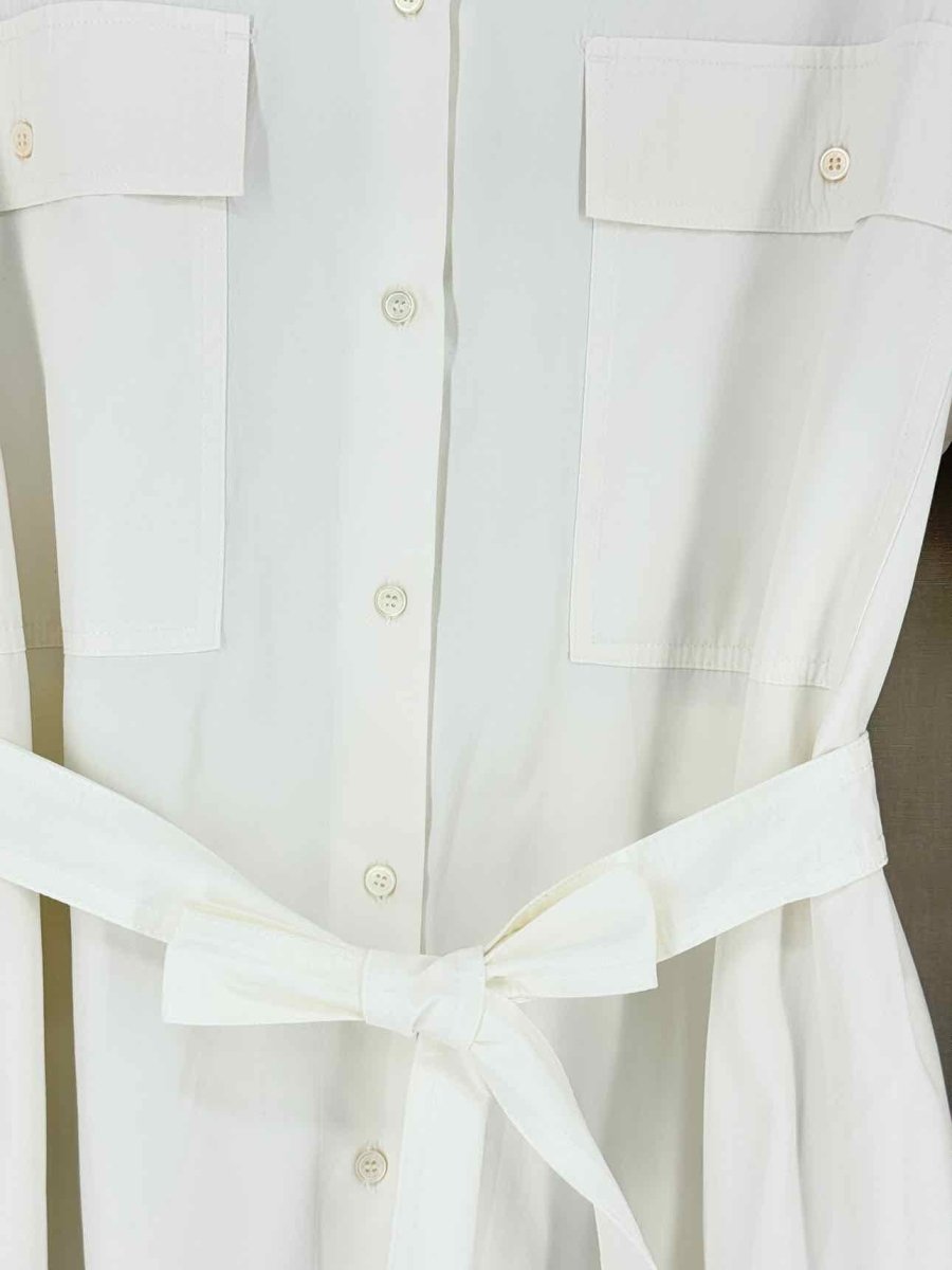 Pre - loved WEEKEND MAX MARA White Size US 16 Midi Dress at Reems Closet