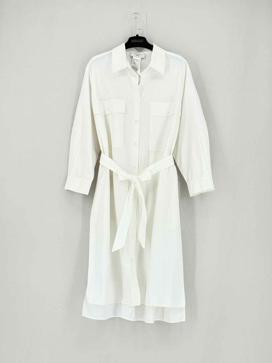Pre - loved WEEKEND MAX MARA White Size US 16 Midi Dress at Reems Closet