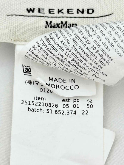 Pre - loved WEEKEND MAX MARA White Size US 16 Midi Dress at Reems Closet