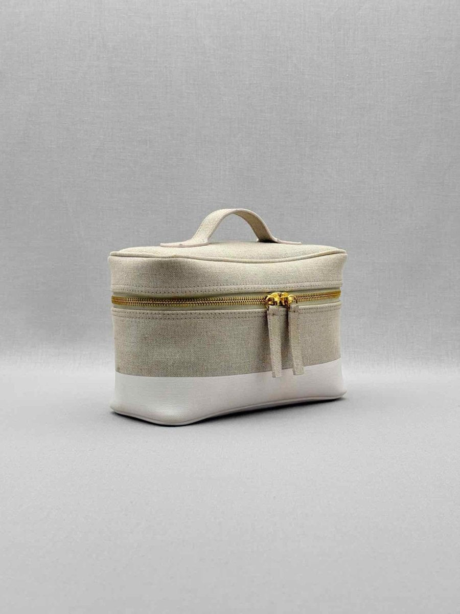 Pre - loved WESTMAN ATELIER Beige w/ White Vanity Case at Reems Closet