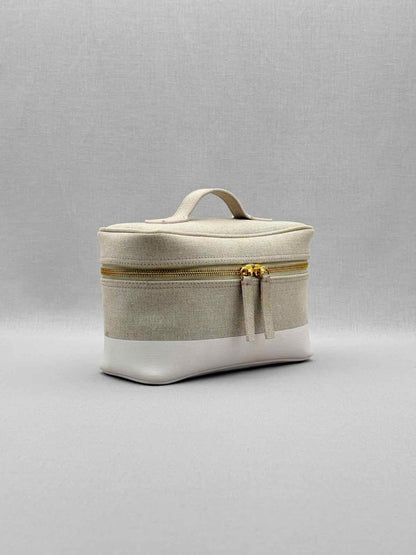 Pre - loved WESTMAN ATELIER Beige w/ White Vanity Case at Reems Closet