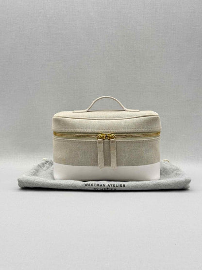 Pre - loved WESTMAN ATELIER Beige w/ White Vanity Case at Reems Closet