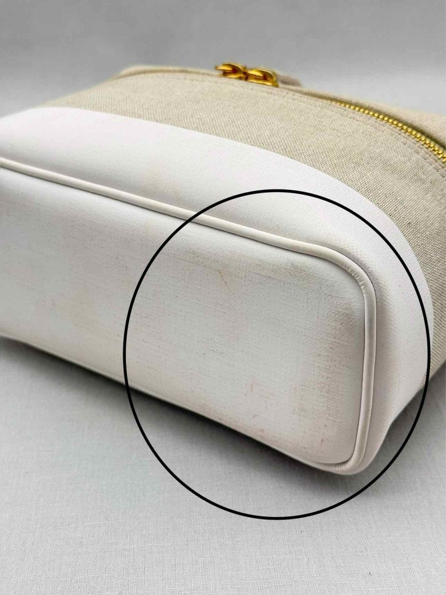 Pre - loved WESTMAN ATELIER Beige w/ White Vanity Case at Reems Closet