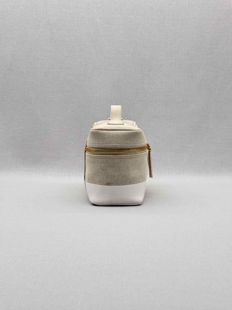 Pre - loved WESTMAN ATELIER Beige w/ White Vanity Case at Reems Closet