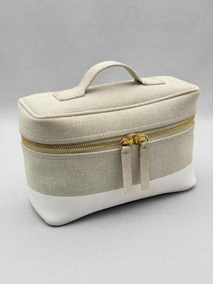 Pre - loved WESTMAN ATELIER Beige w/ White Vanity Case at Reems Closet
