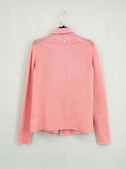 Pre - loved WHITE + WARREN Pink Size US 4 Cardigan at Reems Closet
